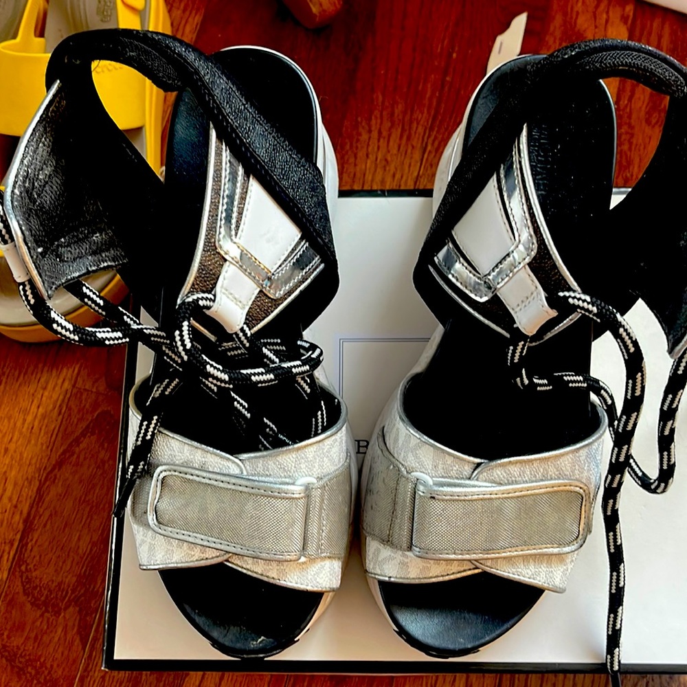 Like new sandals. Feel like sneakers. Very fun!